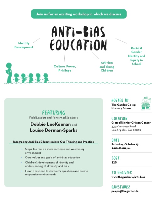 Anti-Bias Education – The Garden Nursery School